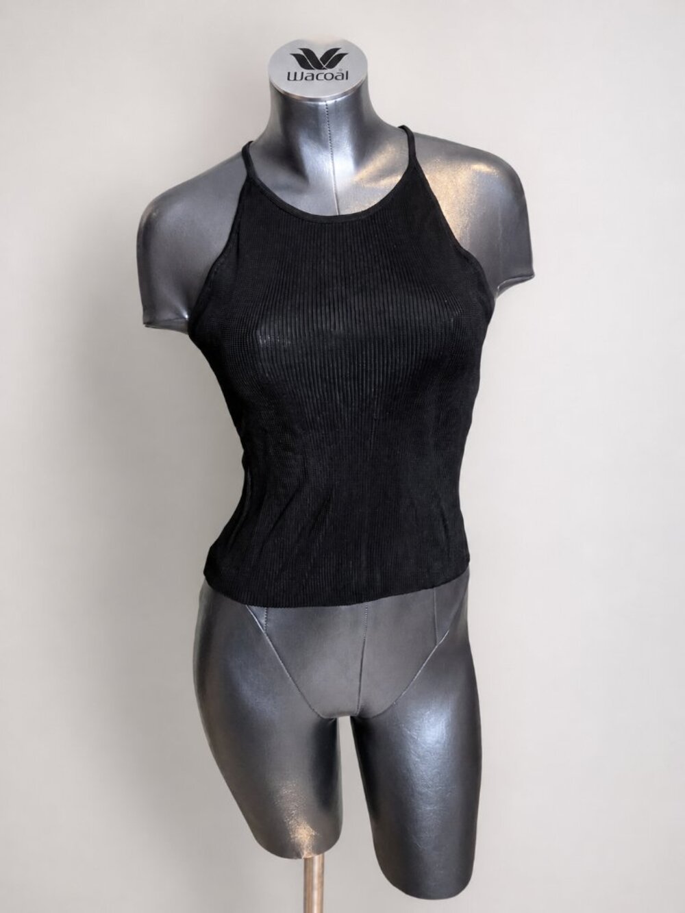 Laundry by Shelli Segal Black Ribbed Knit 2-Piece Cardigan & Tank Set Size L - Picture 4 of 13